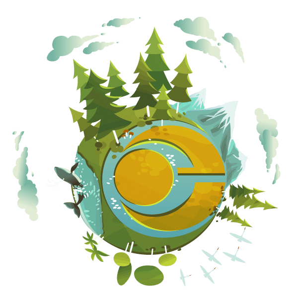 Icono Ilustrado De Ecoespacio