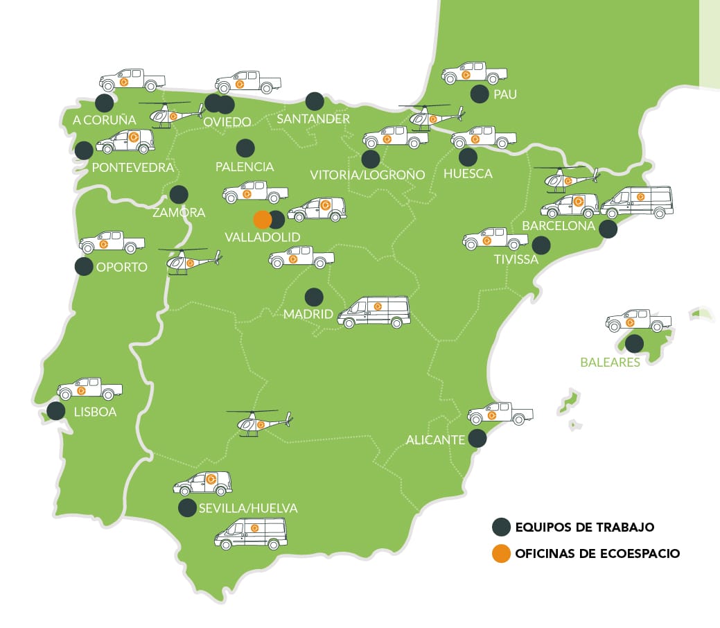 Mapa De Oficinas Y Puntos De Trabajo Ecoespacio